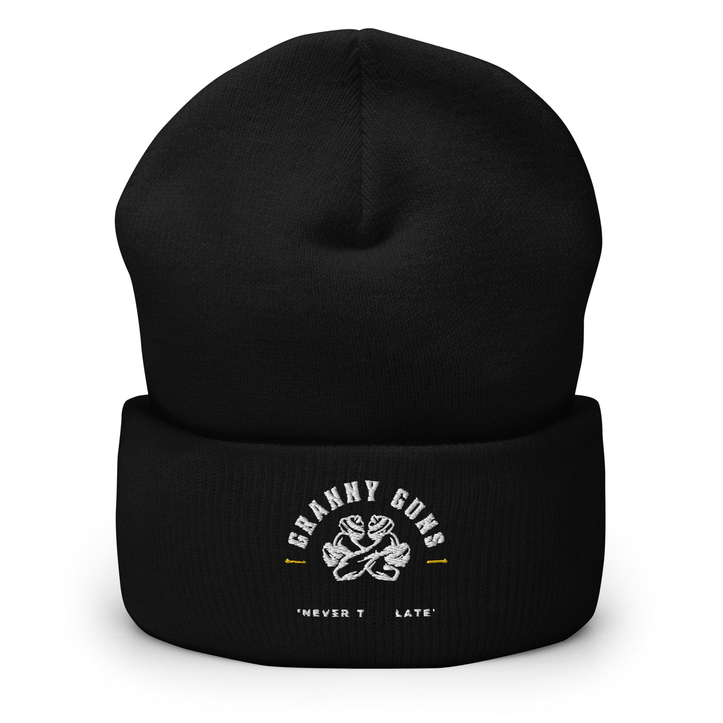 Never Too Late Unisex Cuffed Beanie