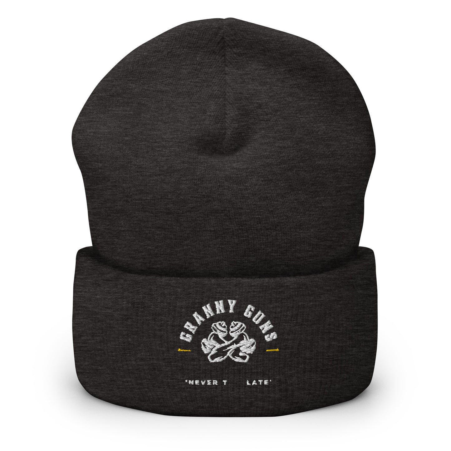 Never Too Late Unisex Cuffed Beanie