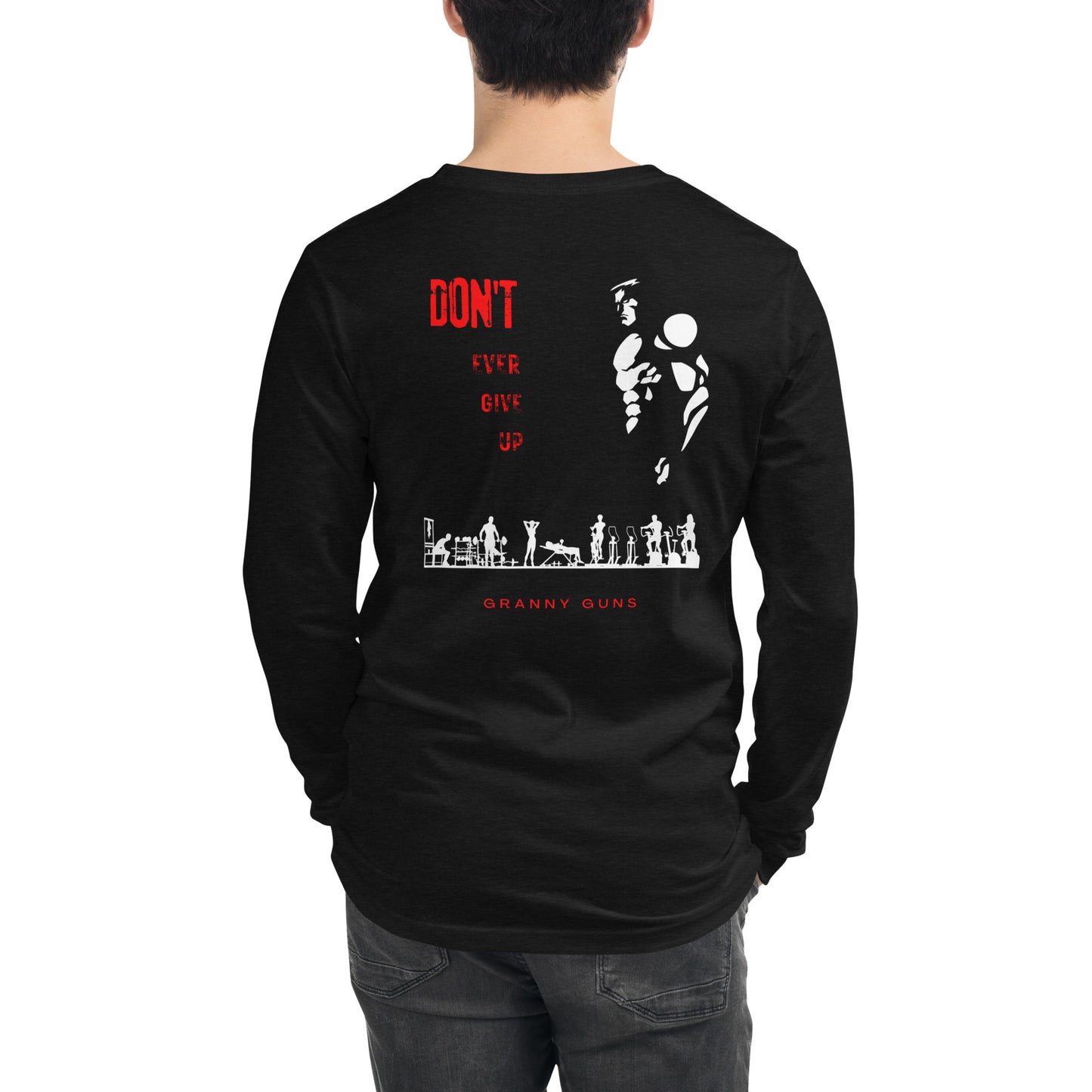 Never Give Up Unisex Long Sleeve Tee