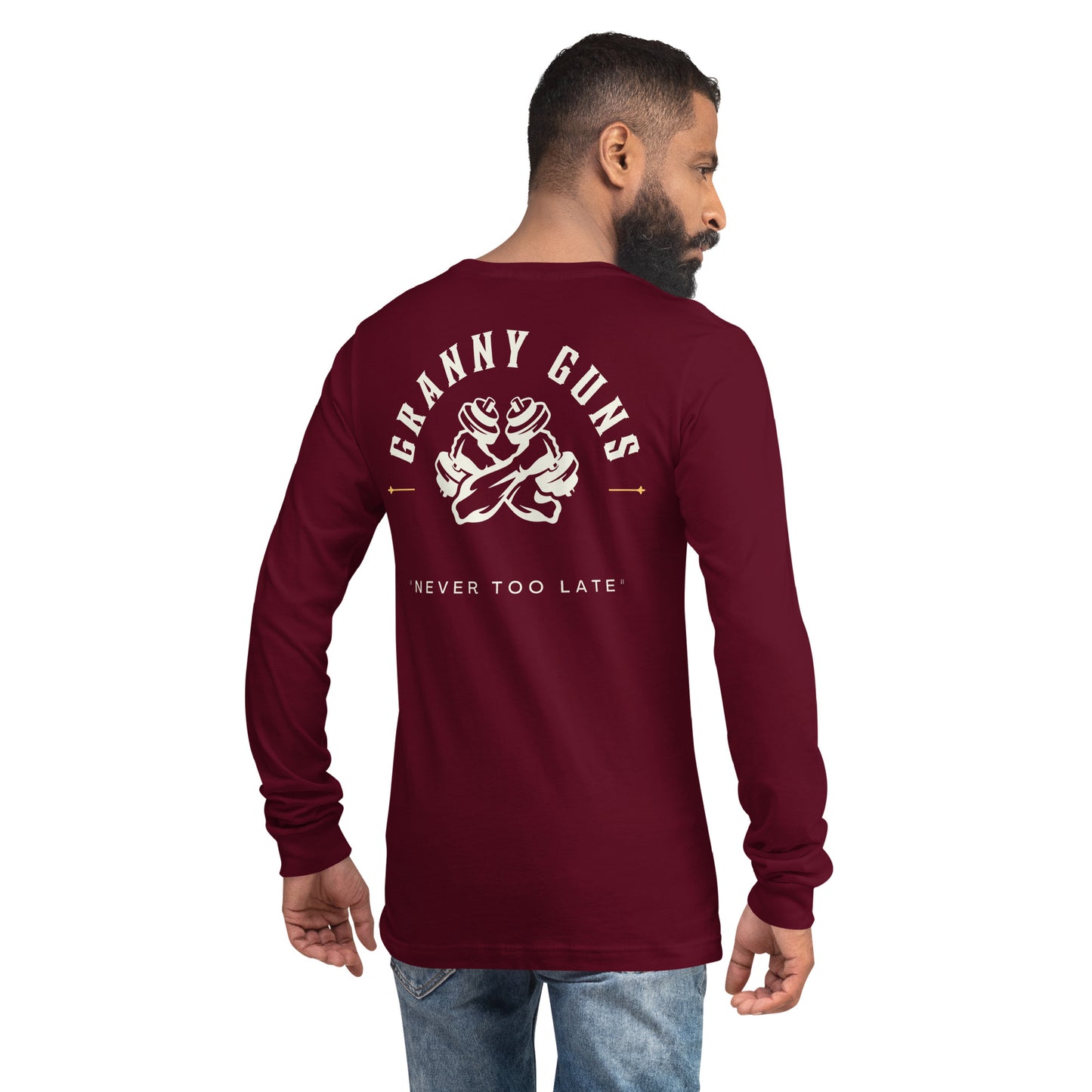 Never too late Unisex Long Sleeve Tee