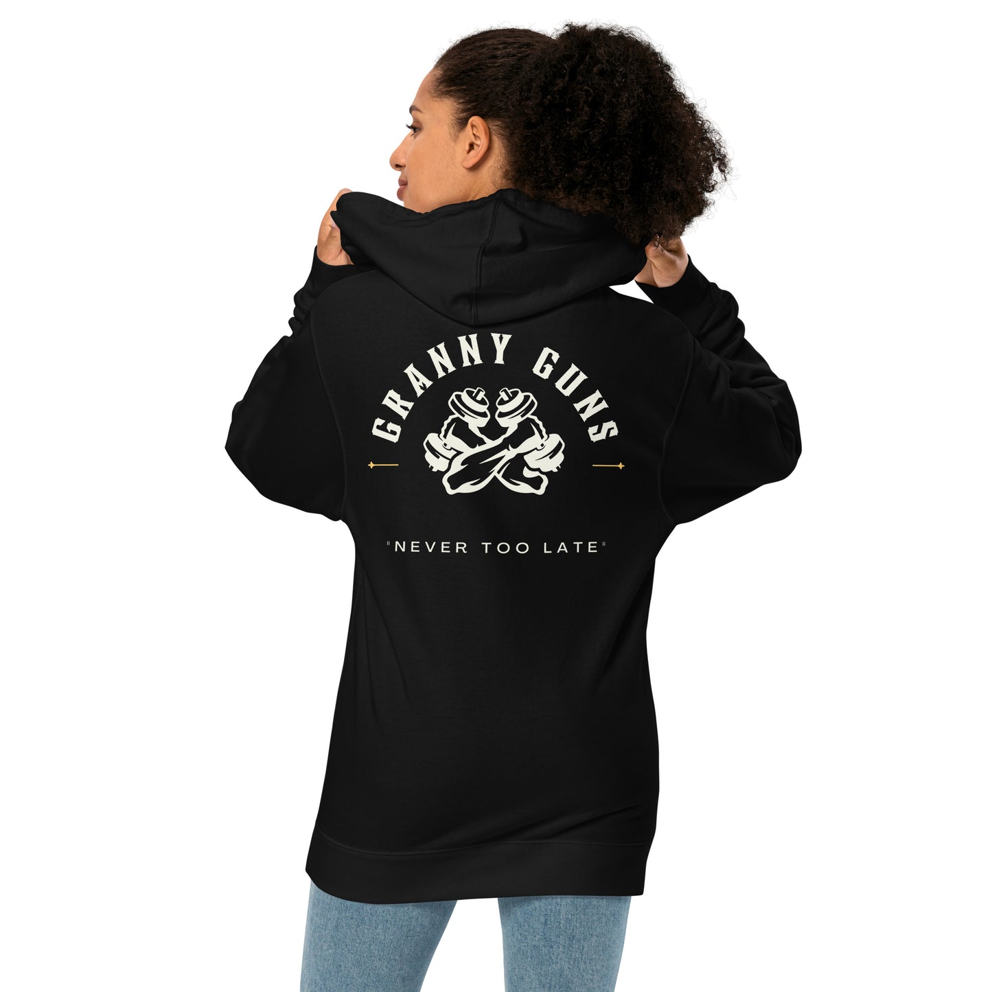 Never Too Late Unisex Midweight Hoodie